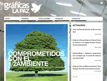 Tablet Screenshot of graficaslapaz.com